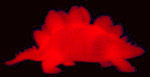florescent stegasaurus